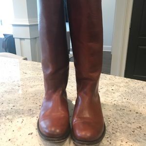 Cognac Melissa Frye Boots